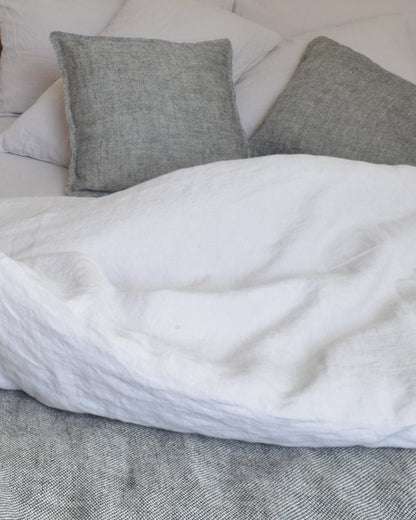 Linen Bedding Bundle Gray