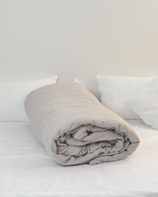 Linen Duvet Cover Grey