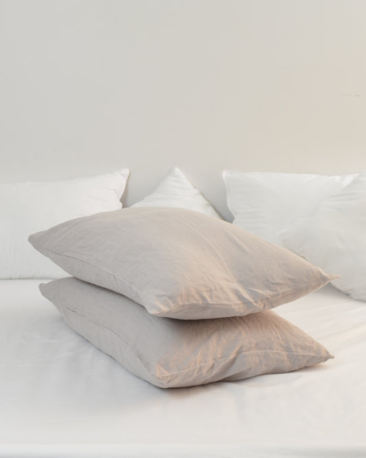 Linen Pillow Cover Grey